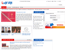 Tablet Screenshot of luatviet.org
